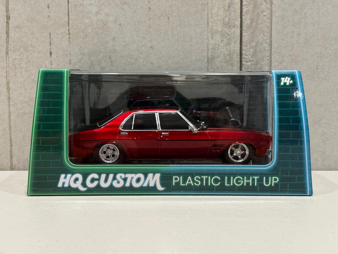 LIGHT UP RED HQ GTS MONARO - SPECTRA RIDES - 1:24 SCALE