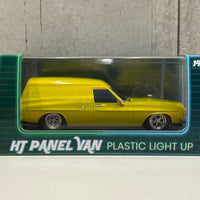 LIGHT UP YELLOW HJ PANEL VAN - SPECTRA RIDES - 1:24 SCALE