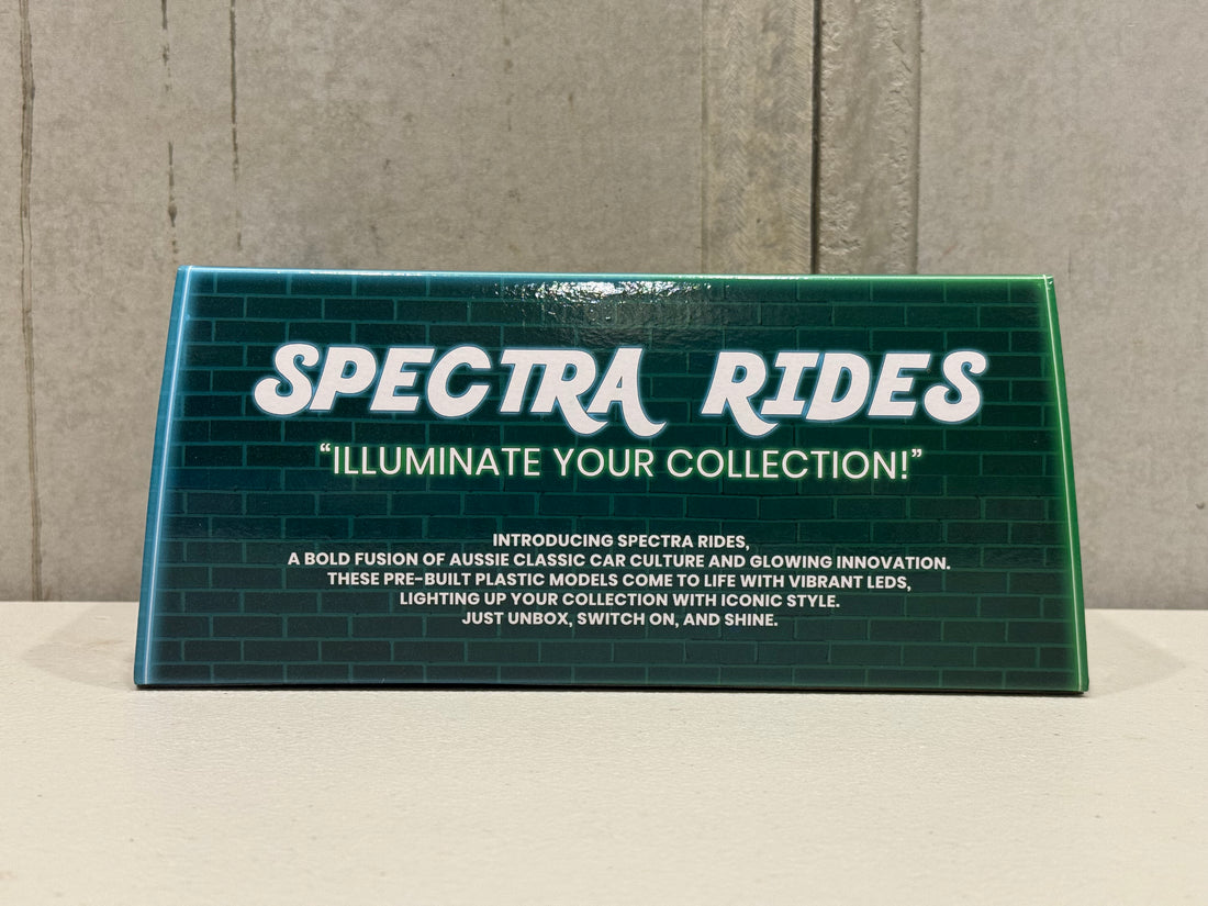LIGHT UP YELLOW HJ PANEL VAN - SPECTRA RIDES - 1:24 SCALE