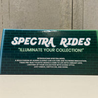LIGHT UP YELLOW HJ PANEL VAN - SPECTRA RIDES - 1:24 SCALE
