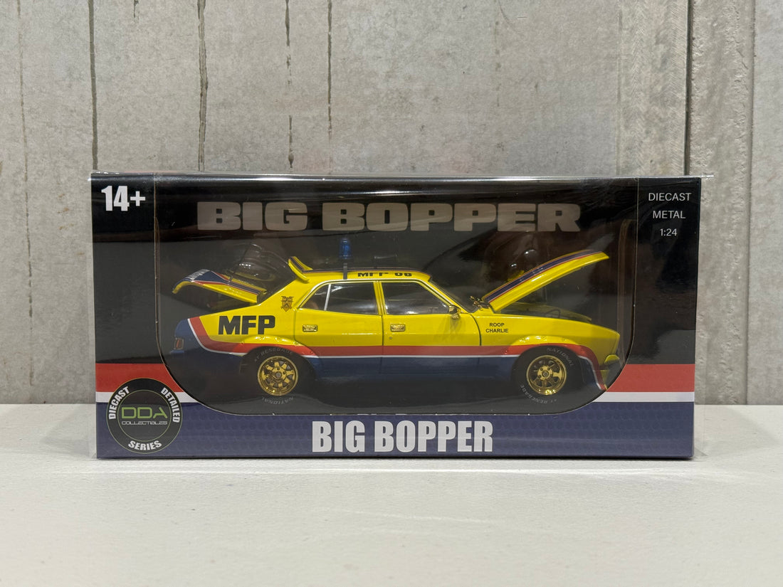 MFP BIG BOPPER FORD XB FALCON PURSUIT MAD MAX - CHASE EDITION - 1:24 SCALE DIECAST MODEL - DDA