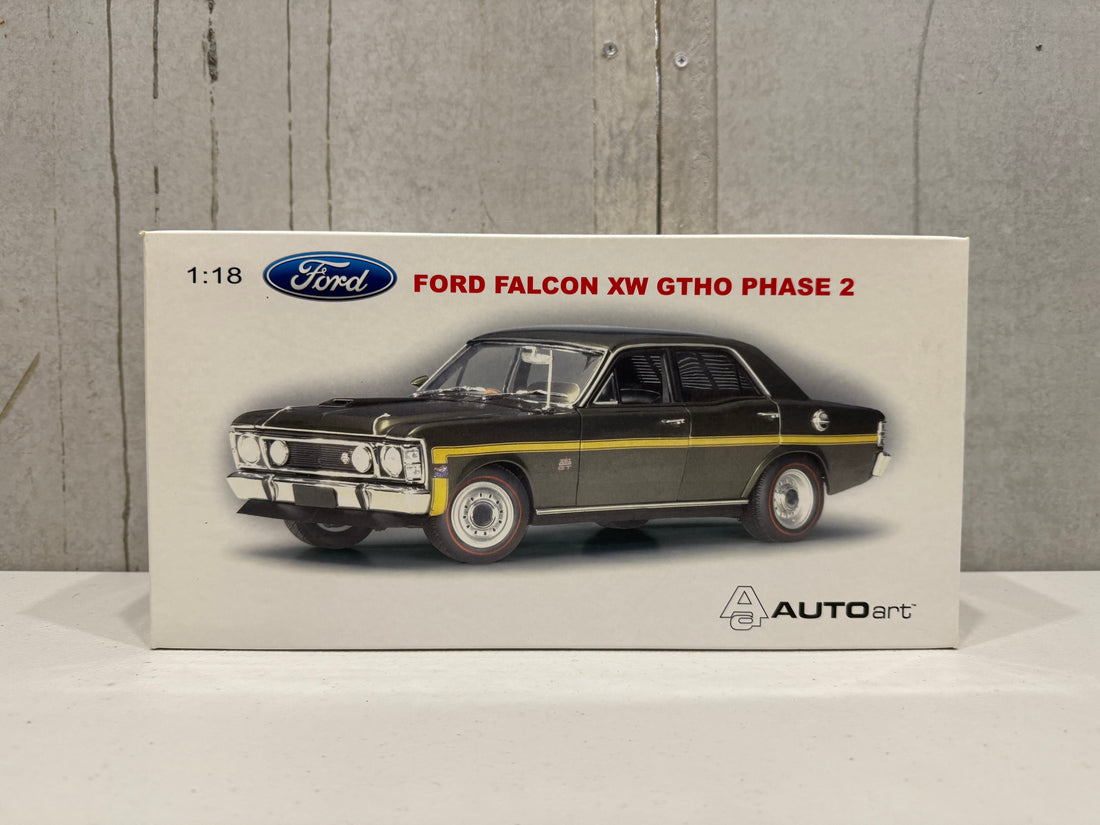 FORD XW FALCON GTHO PHASE 2 - REEF GREEN - 1:18 SCALE DIECAST MODEL - BIANTE/AUTOART