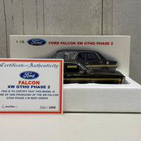 FORD XW FALCON GTHO PHASE 2 - REEF GREEN - 1:18 SCALE DIECAST MODEL - BIANTE/AUTOART