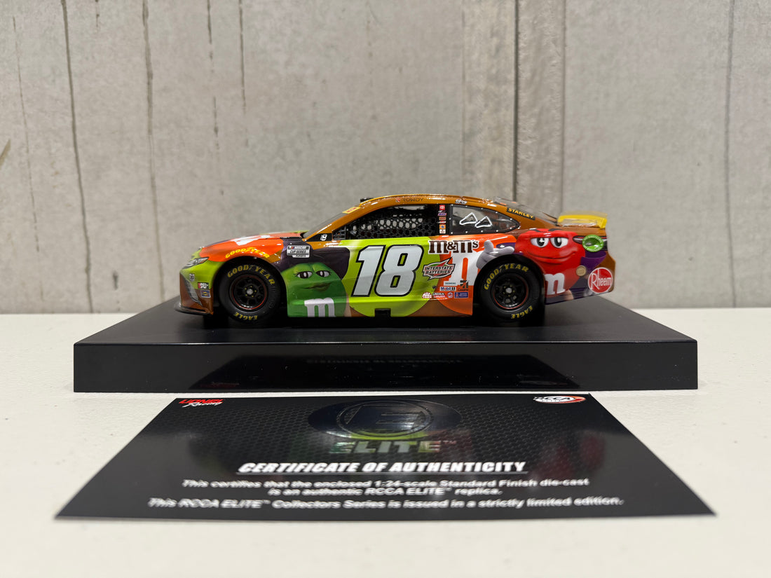 KYLE BUSCH 2021 M&M'S HALLOWEEN 1:24 SCALE ELITE DIECAST MODEL