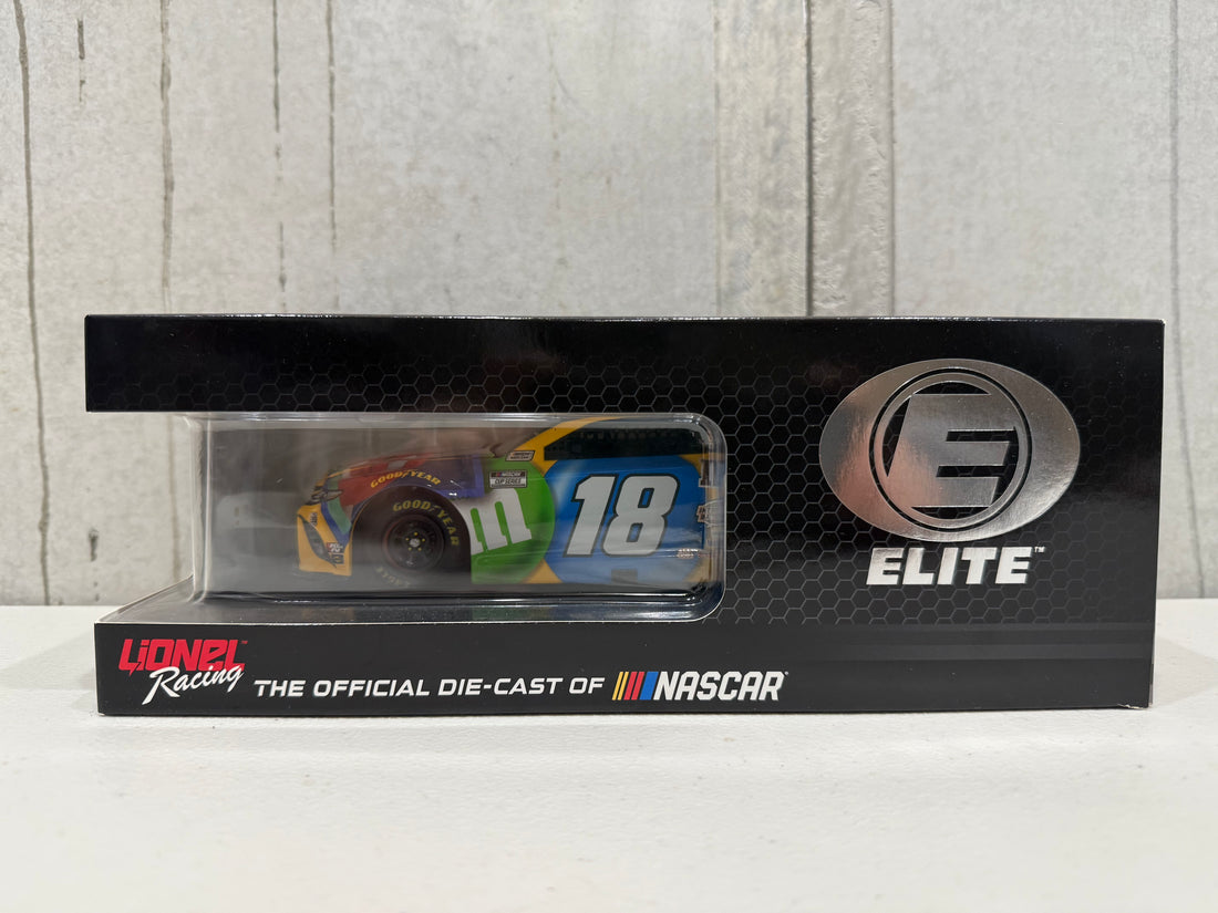 KYLE BUSCH 2021 M&M'S MESSAGES-AWESOME - 1:24 SCALE ELITE DIECAST MODEL