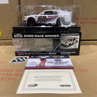 SHANE VAN GISBERGEN 2025 WEATHERTECH CHICAGO RACED WIN 1:24 SCALE AUTOGRAPHED ARC DIECAST