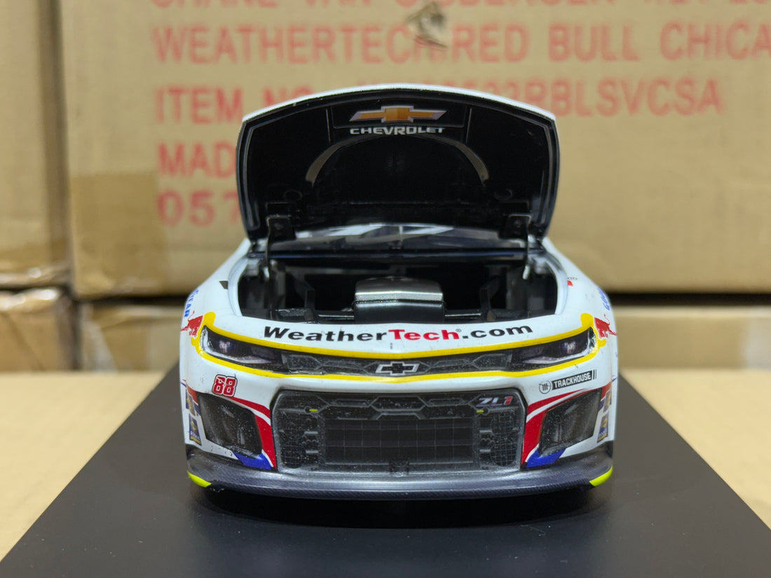 SHANE VAN GISBERGEN 2025 WEATHERTECH CHICAGO RACED WIN 1:24 SCALE AUTOGRAPHED ARC DIECAST