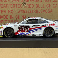 SHANE VAN GISBERGEN 2025 WEATHERTECH CHICAGO RACED WIN 1:24 SCALE AUTOGRAPHED ARC DIECAST