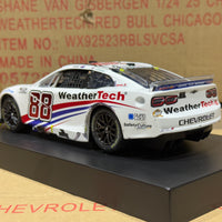SHANE VAN GISBERGEN 2025 WEATHERTECH CHICAGO RACED WIN 1:24 SCALE AUTOGRAPHED ARC DIECAST