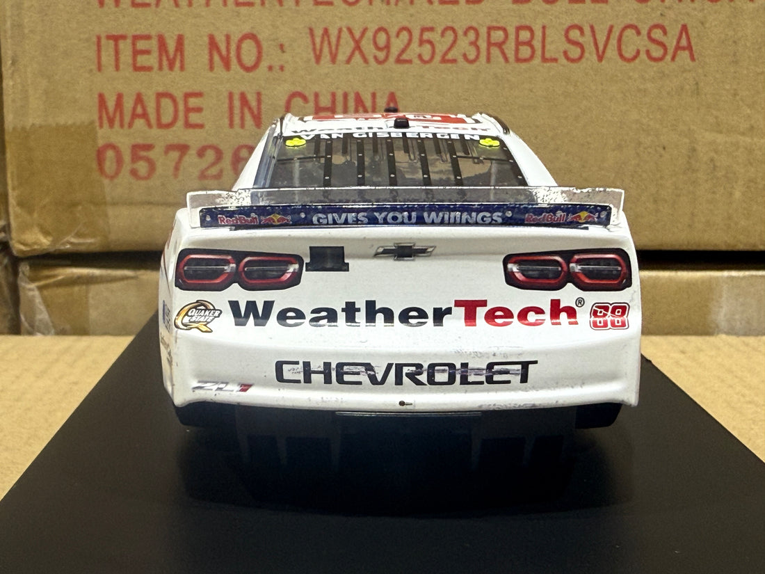 SHANE VAN GISBERGEN 2025 WEATHERTECH CHICAGO RACED WIN 1:24 SCALE AUTOGRAPHED ARC DIECAST