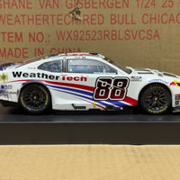 SHANE VAN GISBERGEN 2025 WEATHERTECH CHICAGO RACED WIN 1:24 SCALE AUTOGRAPHED ARC DIECAST