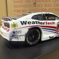 SHANE VAN GISBERGEN 2025 WEATHERTECH CHICAGO RACED WIN 1:24 SCALE AUTOGRAPHED ARC DIECAST