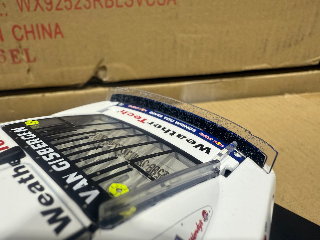 SHANE VAN GISBERGEN 2025 WEATHERTECH CHICAGO RACED WIN 1:24 SCALE AUTOGRAPHED ARC DIECAST