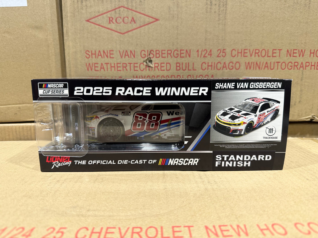 SHANE VAN GISBERGEN 2025 WEATHERTECH WATKINS GLEN RACED WIN 1:24 SCALE ARC DIECAST