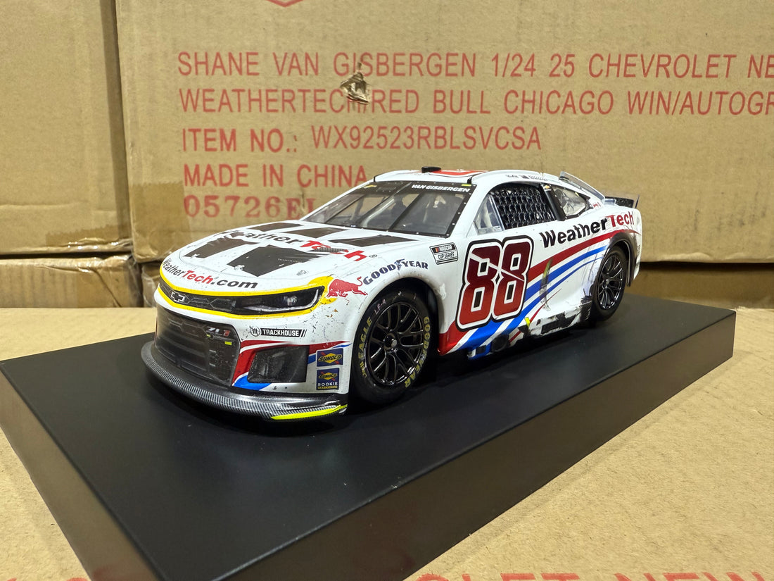SHANE VAN GISBERGEN 2025 WEATHERTECH WATKINS GLEN RACED WIN 1:24 SCALE ARC DIECAST