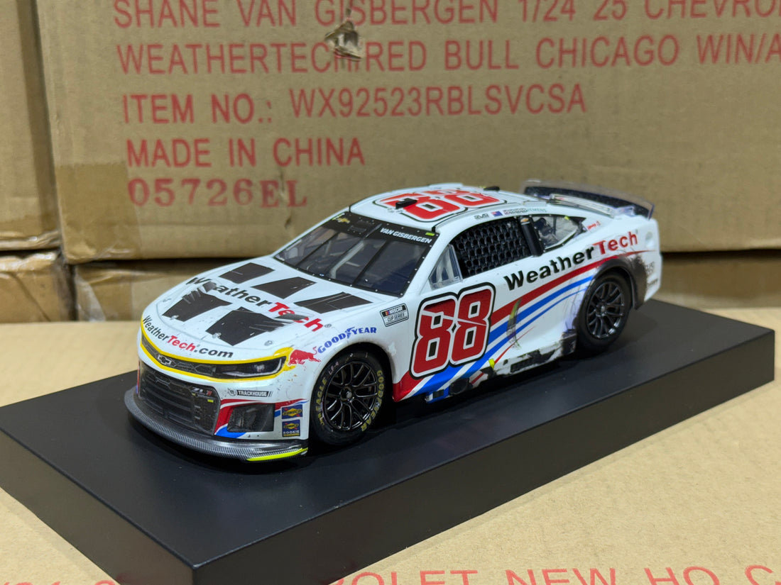 SHANE VAN GISBERGEN 2025 WEATHERTECH WATKINS GLEN RACED WIN 1:24 SCALE ARC DIECAST