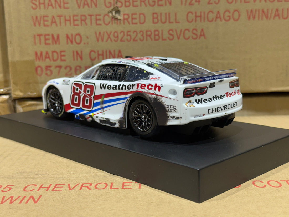 SHANE VAN GISBERGEN 2025 WEATHERTECH WATKINS GLEN RACED WIN 1:24 SCALE ARC DIECAST
