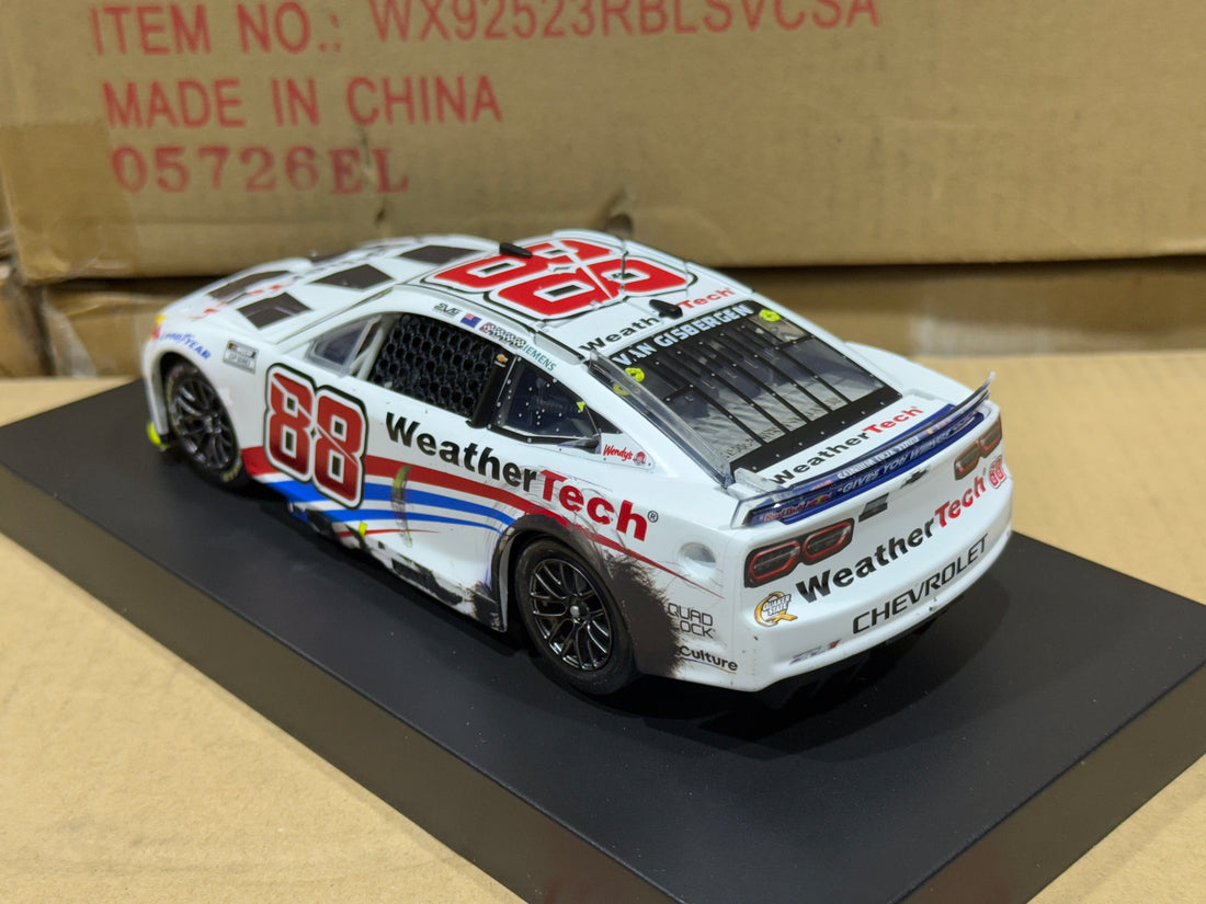 SHANE VAN GISBERGEN 2025 WEATHERTECH WATKINS GLEN RACED WIN 1:24 SCALE ARC DIECAST
