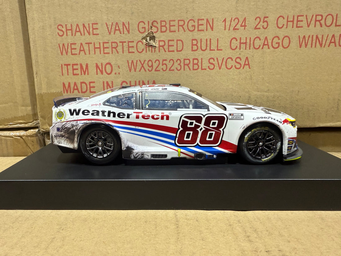 SHANE VAN GISBERGEN 2025 WEATHERTECH WATKINS GLEN RACED WIN 1:24 SCALE ARC DIECAST