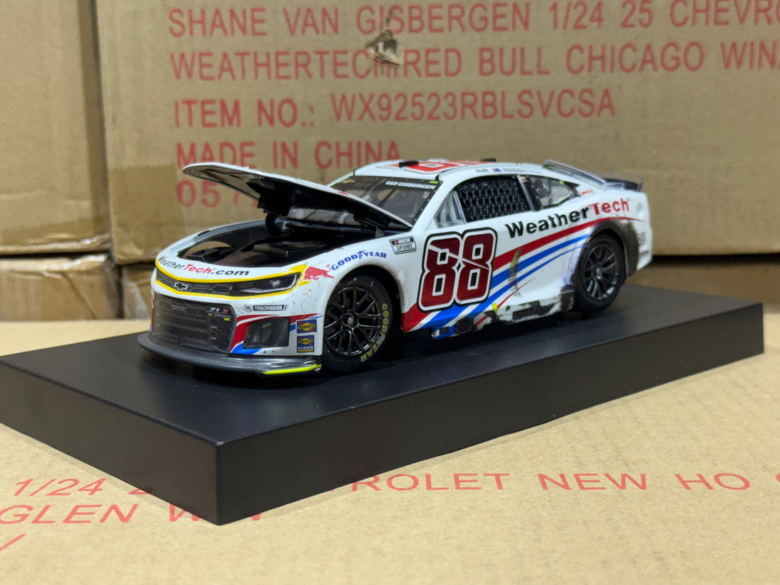 SHANE VAN GISBERGEN 2025 WEATHERTECH WATKINS GLEN RACED WIN 1:24 SCALE ARC DIECAST