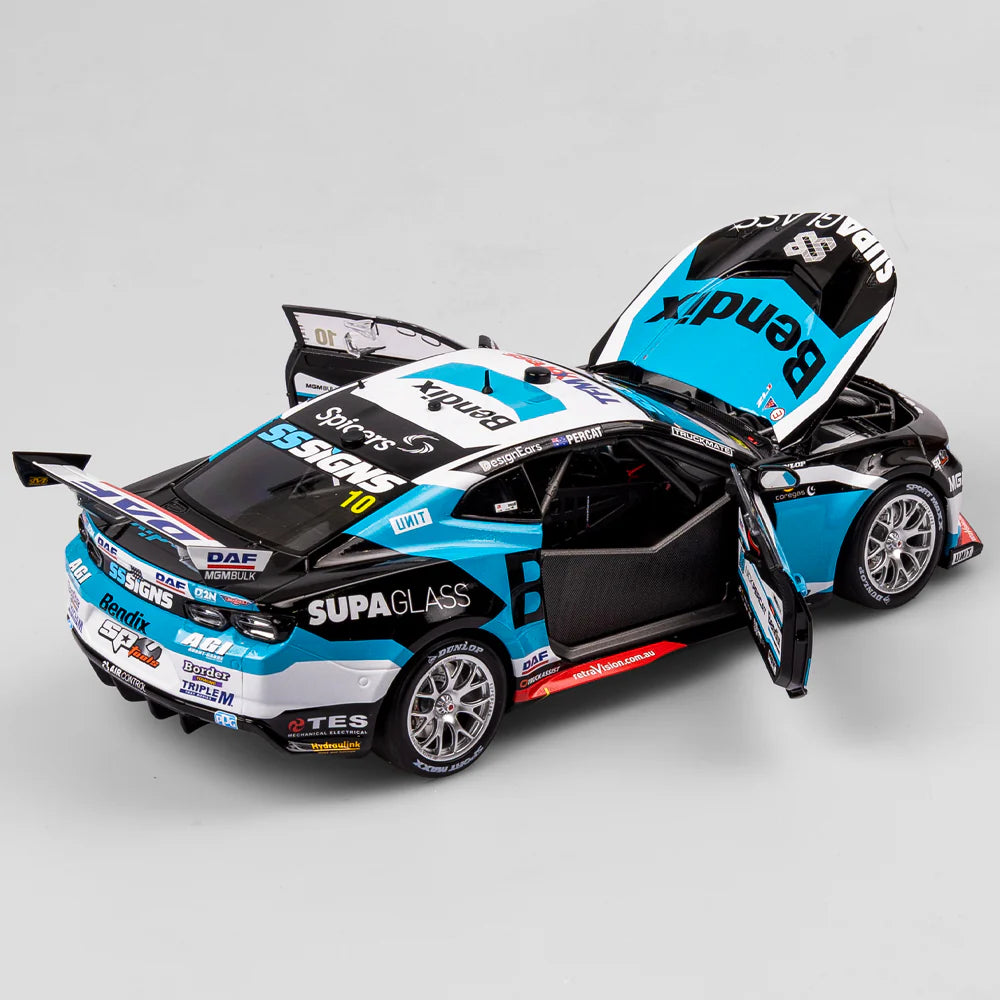 Nick Percat - Bendix Racing #10 Chevrolet Camaro ZL1 - 2024 Melbourne SuperSprint (AusGP) Race 6 Winner - 1:18 Scale Diecast model - Authentic Collectables