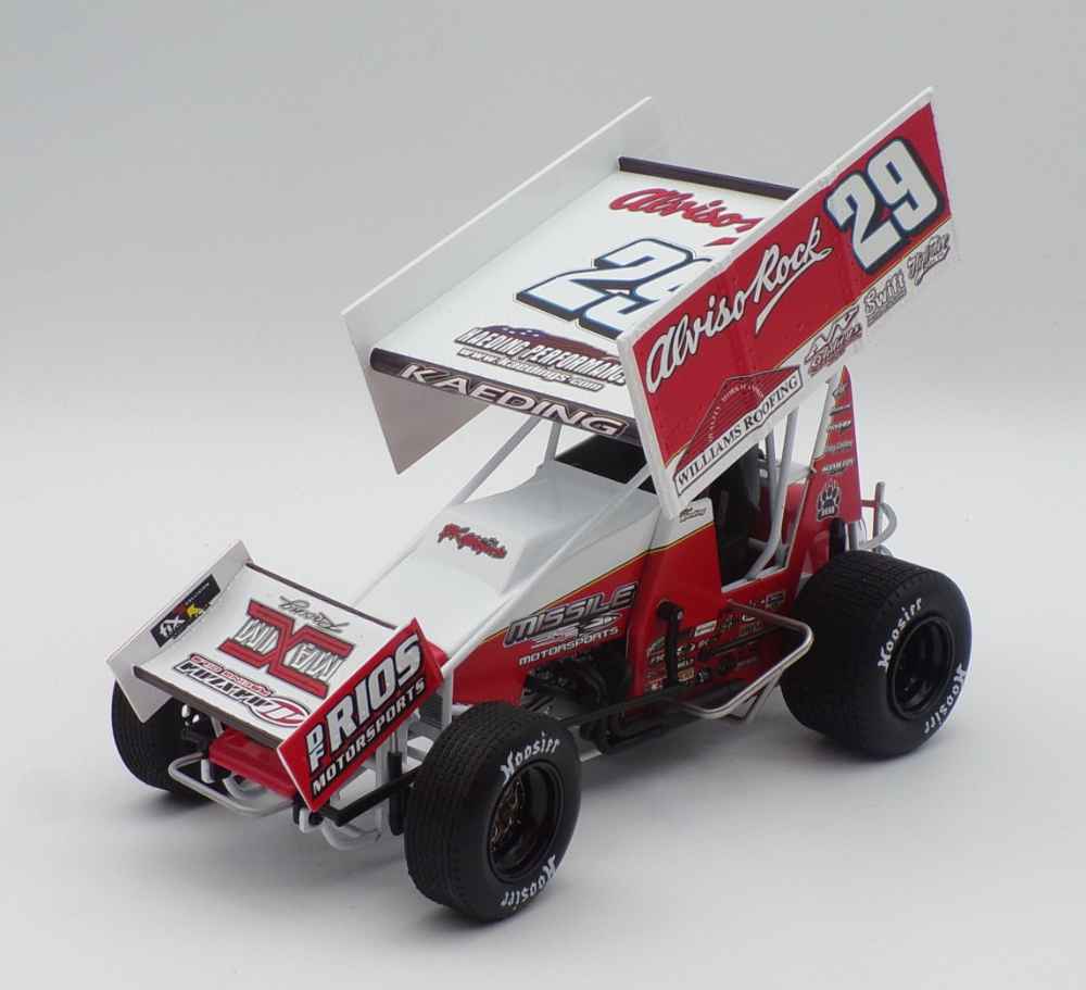 Bud Kaeding - 2024 #29 Alviso Rocks Sprint Car - 1:18 Scale Diecast Model - ACME