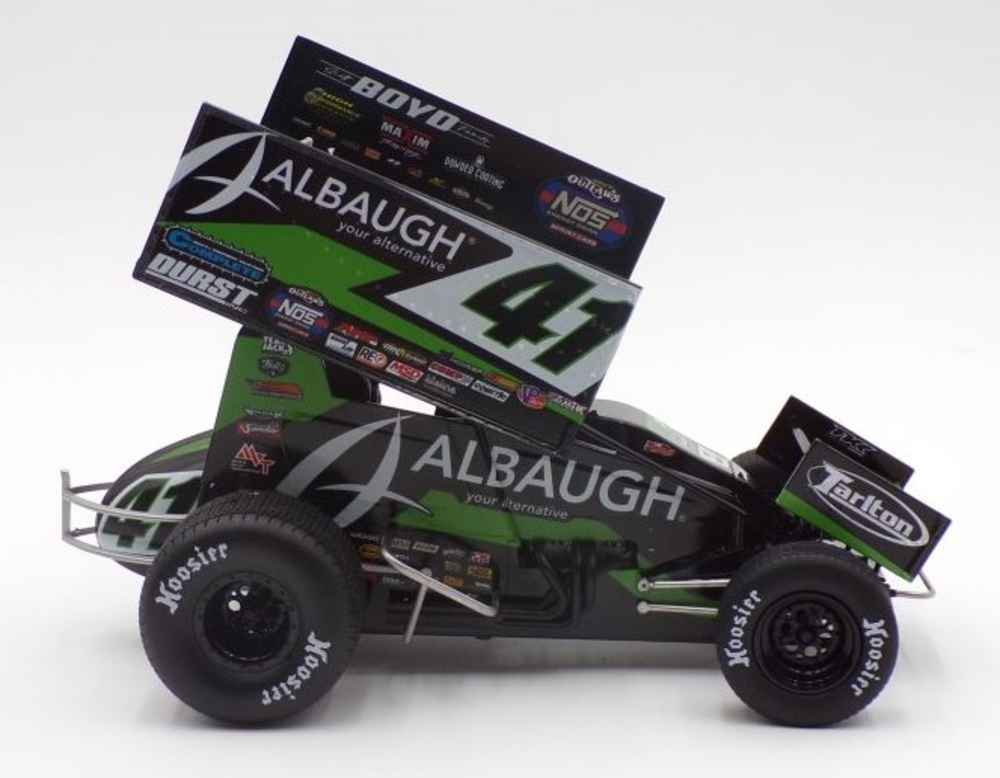 Carson Macedo - 2024 Jason Johnson Racing (JJR) #41 Sprint Car - 1:18 Scale Diecast Model - ACME