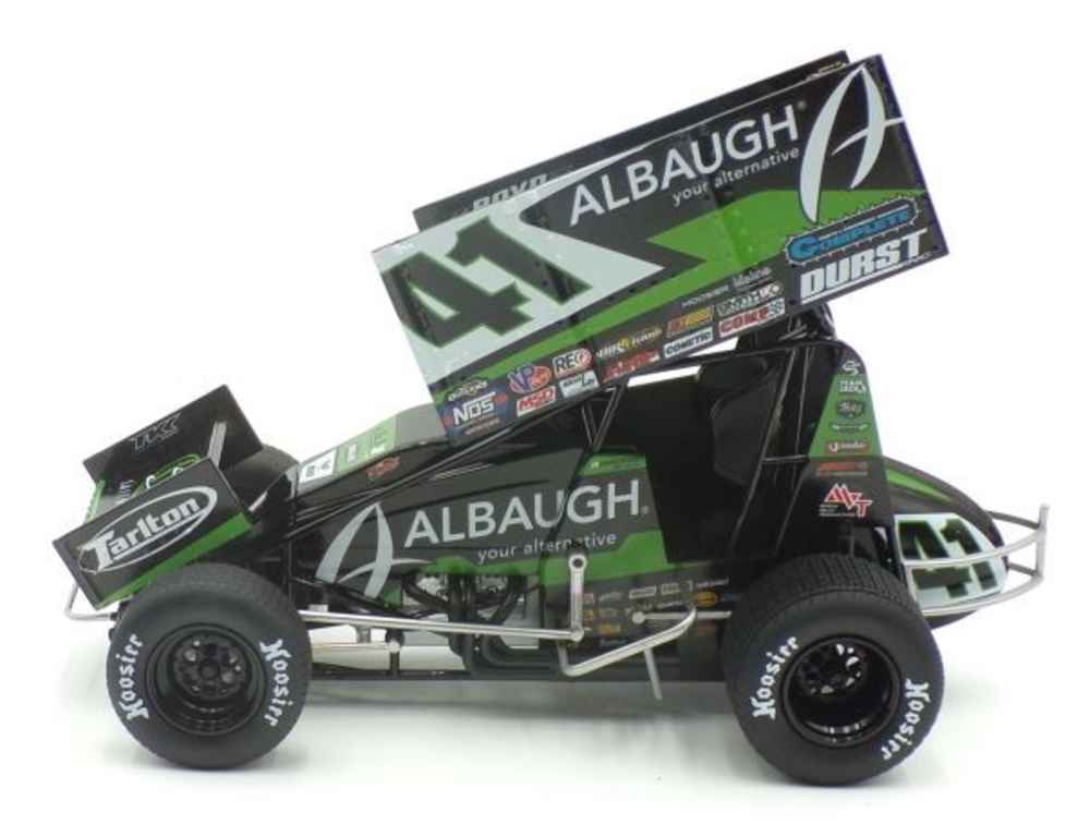 Carson Macedo - 2024 Jason Johnson Racing (JJR) #41 Sprint Car - 1:18 Scale Diecast Model - ACME