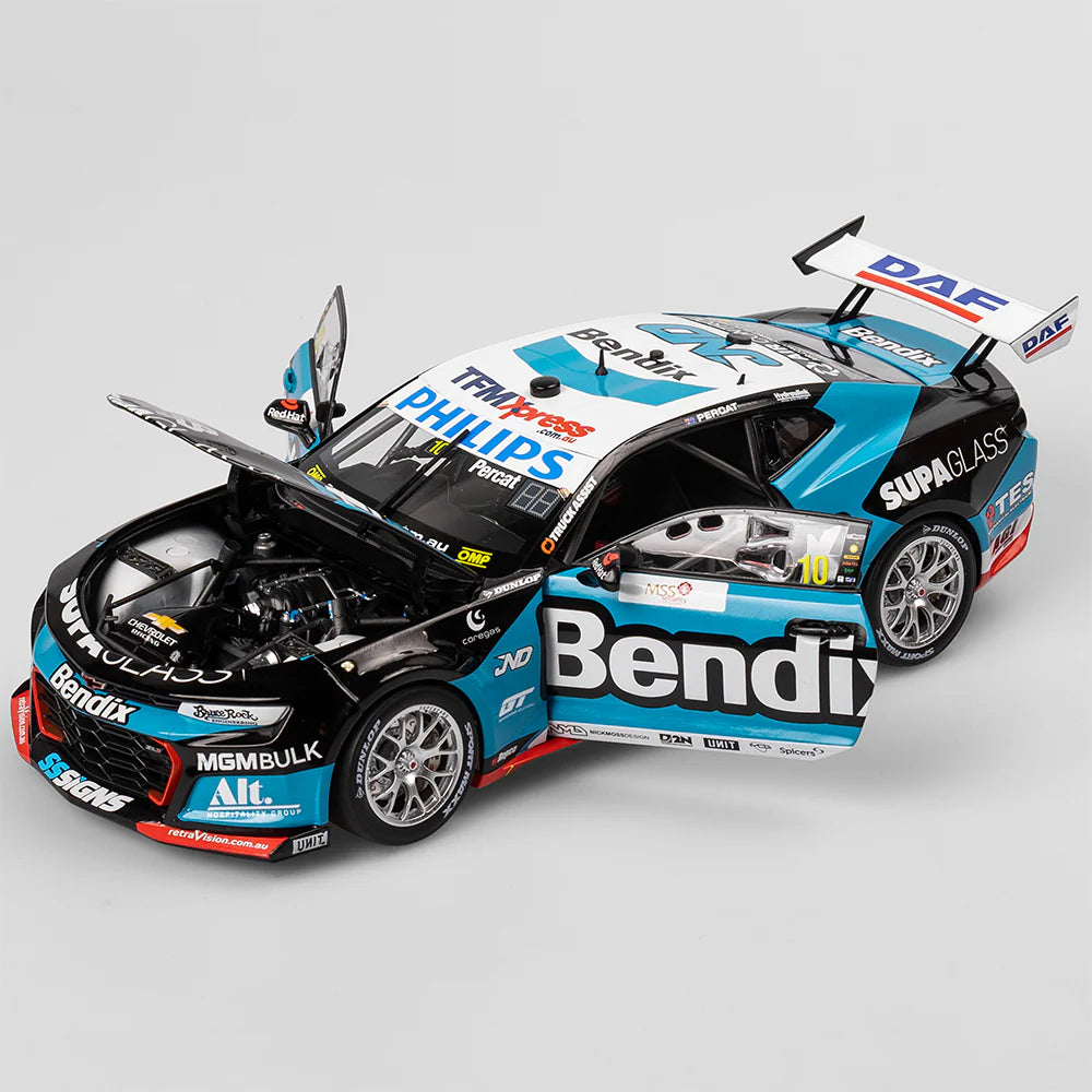 Nick Percat - Bendix Racing #10 Chevrolet Camaro ZL1 - 2025 Melbourne SuperSprint (AGP) - 1:18 Scale Diecast Model - Authentic Collectables
