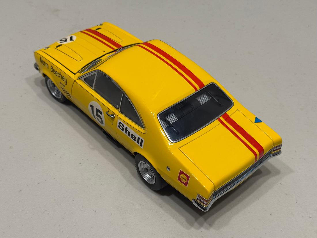 NORM BEECHEY - HOLDEN HT MONARO GTS - 1972 BATHURST AUSTRALIAN TOURING CAR CHAMPIONSHIP - 1:18 SCALE DIECAST MODEL