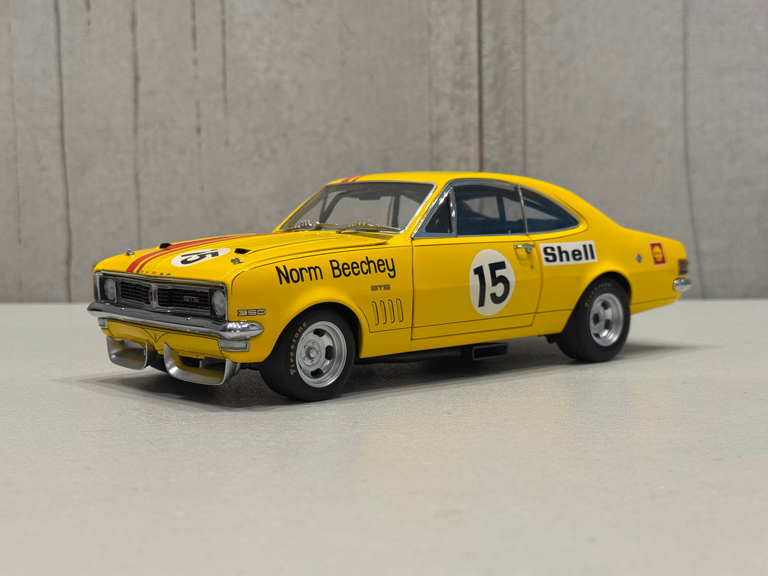 NORM BEECHEY - HOLDEN HT MONARO GTS - 1972 BATHURST AUSTRALIAN TOURING CAR CHAMPIONSHIP - 1:18 SCALE DIECAST MODEL