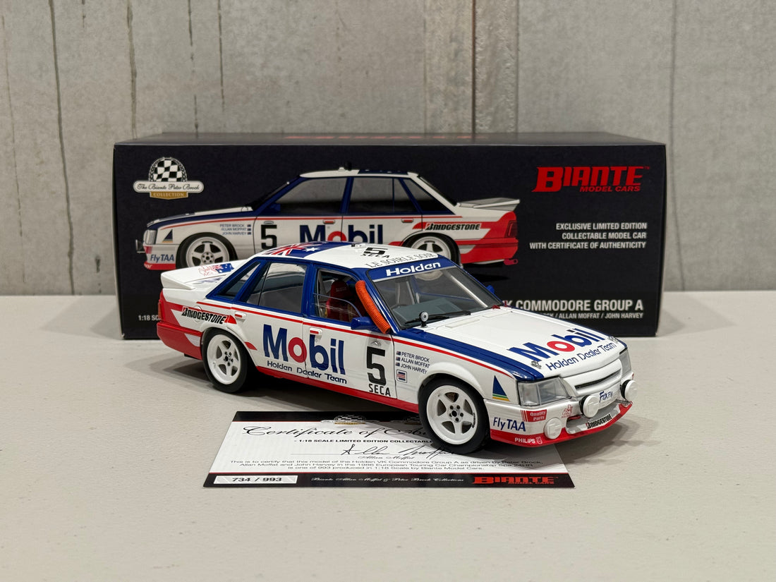 1986 ETCC SPA 24Hr - BROCK/MOFFAT/HARVEY - HOLDEN VK COMMODORE - 1:18 SCALE DIECAST MODEL - BIANTE