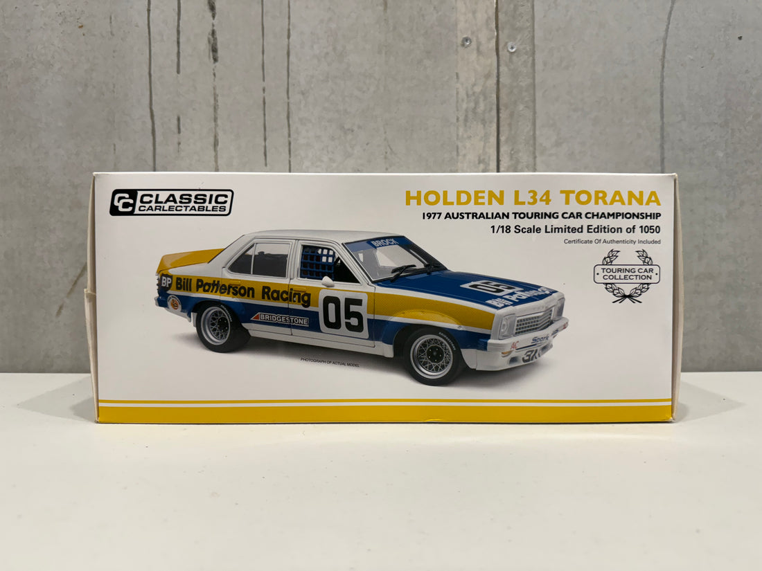 1977 PETER BROCK ATCC - HOLDEN LH L34 TORANA - 1:18 SCALE DIECAST MODEL