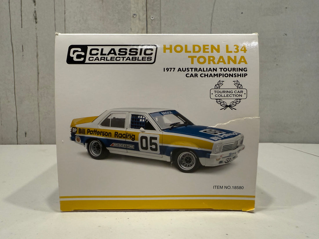 1977 PETER BROCK ATCC - HOLDEN LH L34 TORANA - 1:18 SCALE DIECAST MODEL