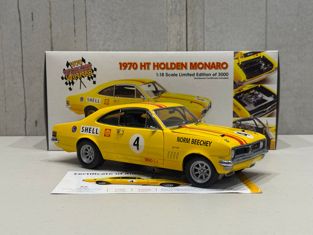 1970 ATCC WINNER - NORM BEECHEY - HOLDEN HT MONARO GTS - 1:18 SCALE DIECAST MODEL