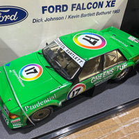 1983 BATHURST - DICK JOHNSON/ KEVIN BARTLET - GREENS TUF FORD XE FALCON - 1:18 SCALE DIECAST MODEL - AUTOart