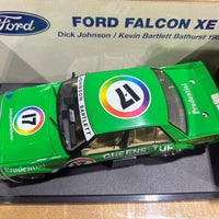 1983 BATHURST - DICK JOHNSON/ KEVIN BARTLET - GREENS TUF FORD XE FALCON - 1:18 SCALE DIECAST MODEL - AUTOart