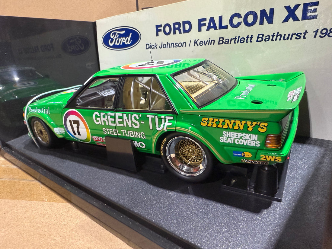 1983 BATHURST - DICK JOHNSON/ KEVIN BARTLET - GREENS TUF FORD XE FALCON - 1:18 SCALE DIECAST MODEL - AUTOart