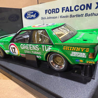 1983 BATHURST - DICK JOHNSON/ KEVIN BARTLET - GREENS TUF FORD XE FALCON - 1:18 SCALE DIECAST MODEL - AUTOart
