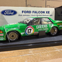 1983 BATHURST - DICK JOHNSON/ KEVIN BARTLET - GREENS TUF FORD XE FALCON - 1:18 SCALE DIECAST MODEL - AUTOart