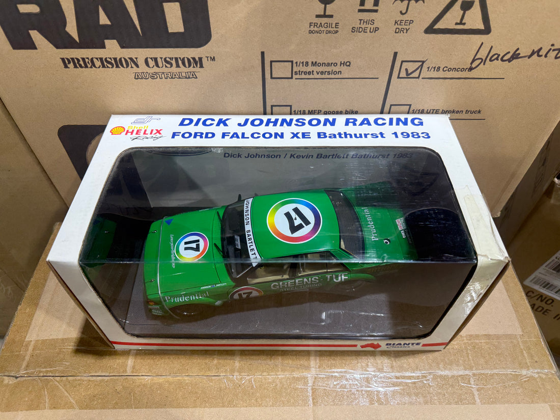 1983 BATHURST - DICK JOHNSON/ KEVIN BARTLET - GREENS TUF FORD XE FALCON - 1:18 SCALE DIECAST MODEL - AUTOart