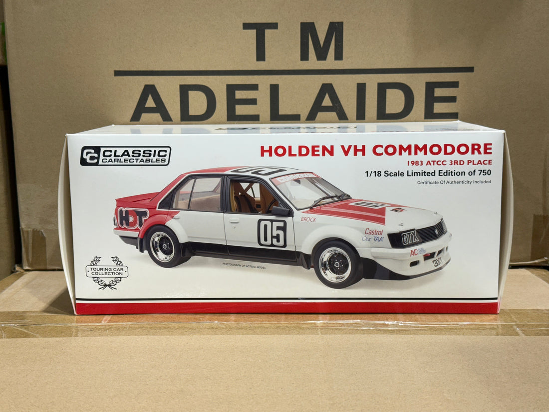 PETER BROCK - HOLDEN VH COMMODORE #05 1983 ATCC 3RD PLACE - 1:18 SCALE DIECAST MODEL