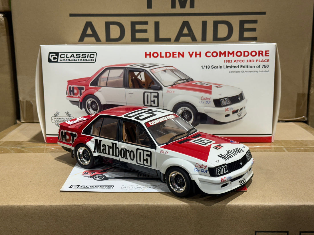 PETER BROCK - HOLDEN VH COMMODORE #05 1983 ATCC 3RD PLACE - 1:18 SCALE DIECAST MODEL