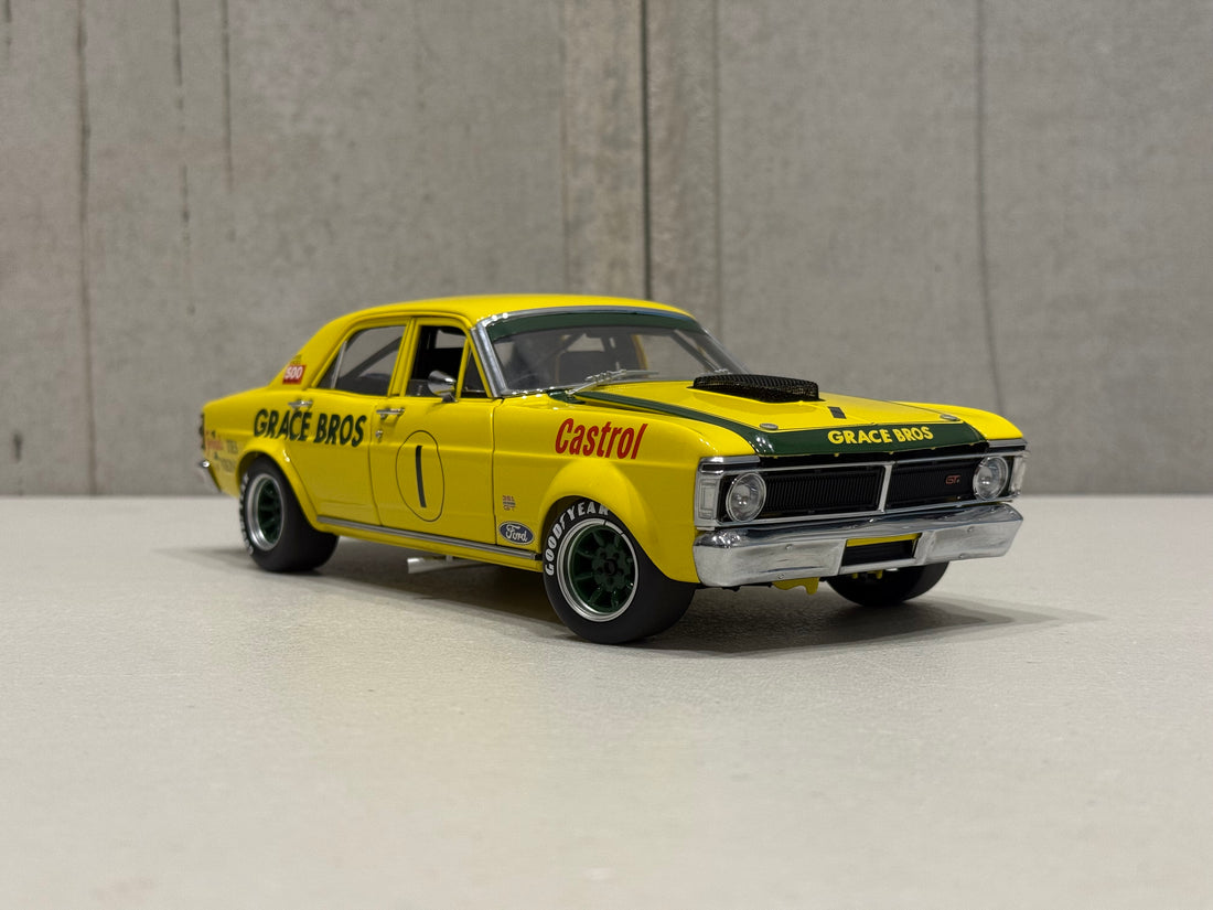 1972 GEOGHEGAN - GRACE BROS ORAN PARK - FORD XY GT-HO SUPER FALCON - 1:18 SCALE DIECAST MODEL