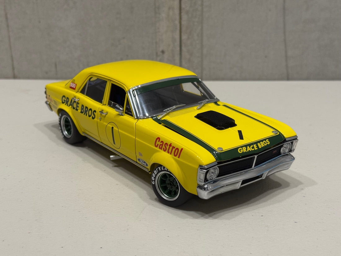 1972 GEOGHEGAN - GRACE BROS ORAN PARK - FORD XY GT-HO SUPER FALCON - 1:18 SCALE DIECAST MODEL