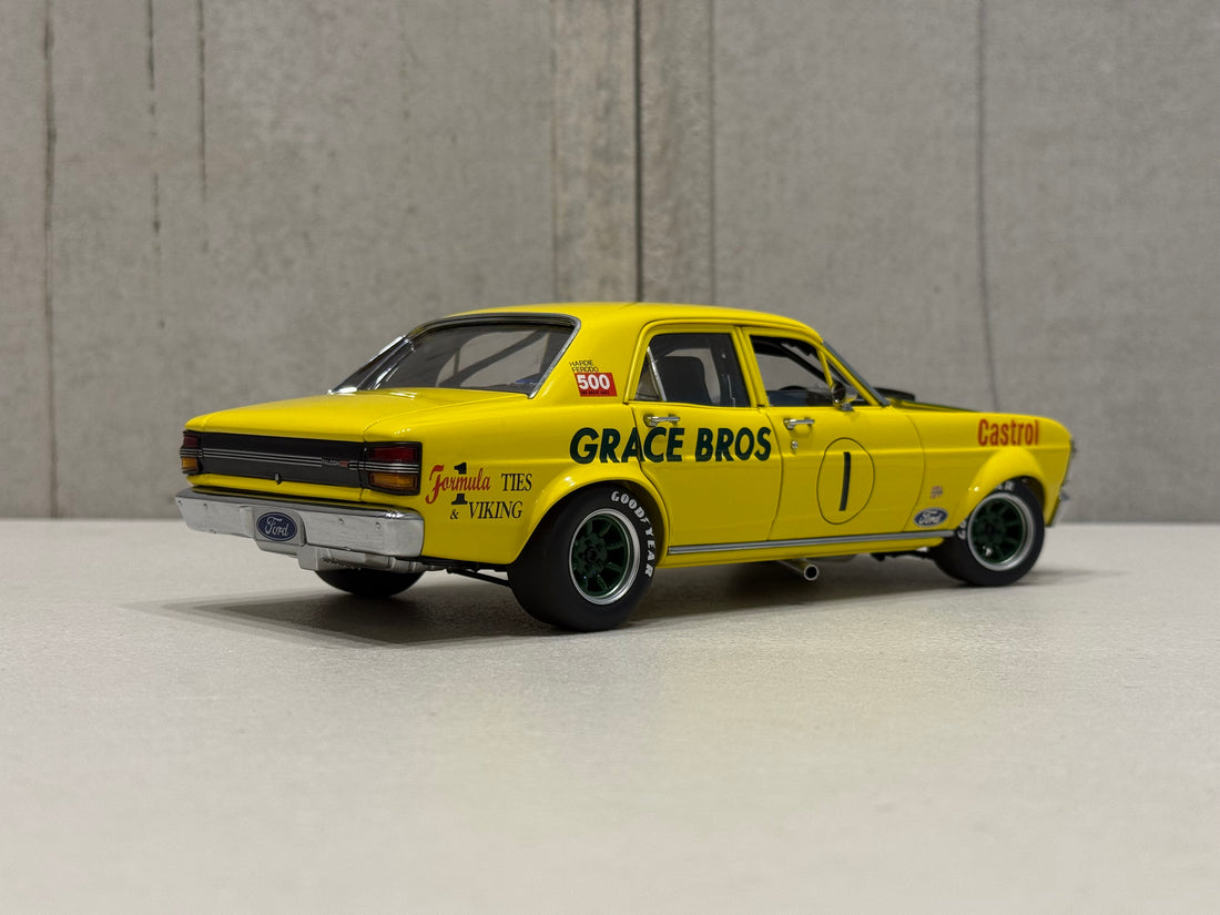 1972 GEOGHEGAN - GRACE BROS ORAN PARK - FORD XY GT-HO SUPER FALCON - 1:18 SCALE DIECAST MODEL