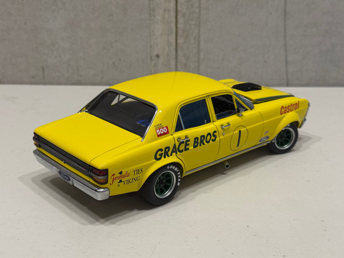 1972 GEOGHEGAN - GRACE BROS ORAN PARK - FORD XY GT-HO SUPER FALCON - 1:18 SCALE DIECAST MODEL