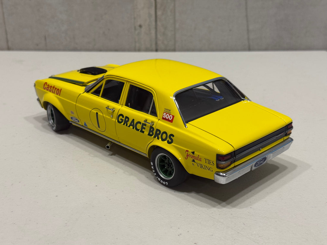 1972 GEOGHEGAN - GRACE BROS ORAN PARK - FORD XY GT-HO SUPER FALCON - 1:18 SCALE DIECAST MODEL