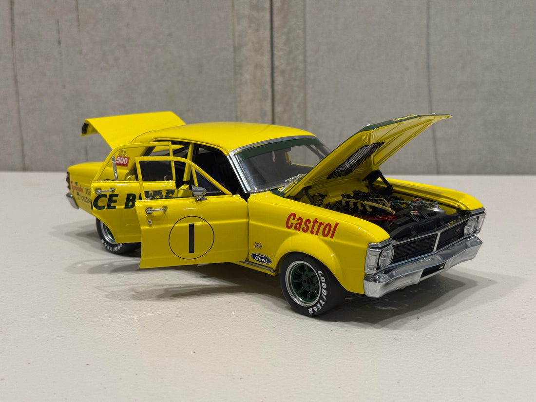 1972 GEOGHEGAN - GRACE BROS ORAN PARK - FORD XY GT-HO SUPER FALCON - 1:18 SCALE DIECAST MODEL