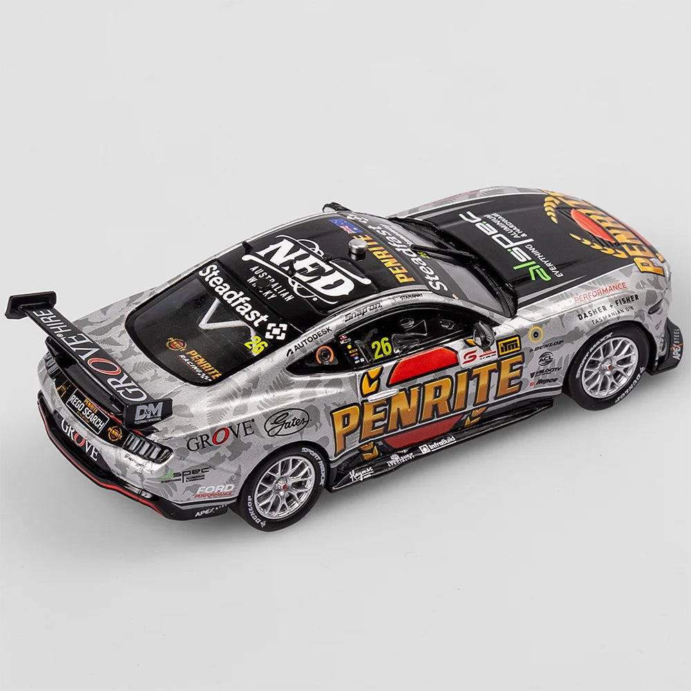 Richie Stanaway - Penrite Racing #26 Ford Mustang GT - 2024 ITM Taupo Super400 Native Livery - 1:43 Scale Diecast Model - Authentic Collectables